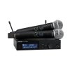 Shure SLXD24D+E/58-G65 - Podwójny cyfrowy system bezprzewodowy z dwoma nadajnikami/mikrofonami do ręki